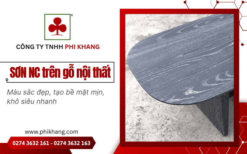 sơn NC nội thất gỗ