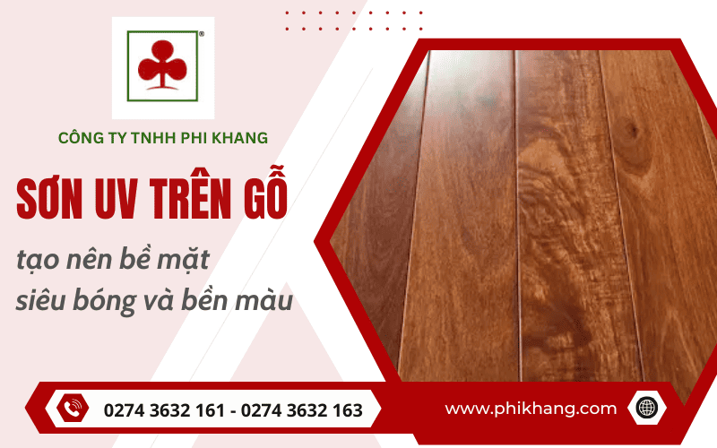 sơn UV trên gỗ