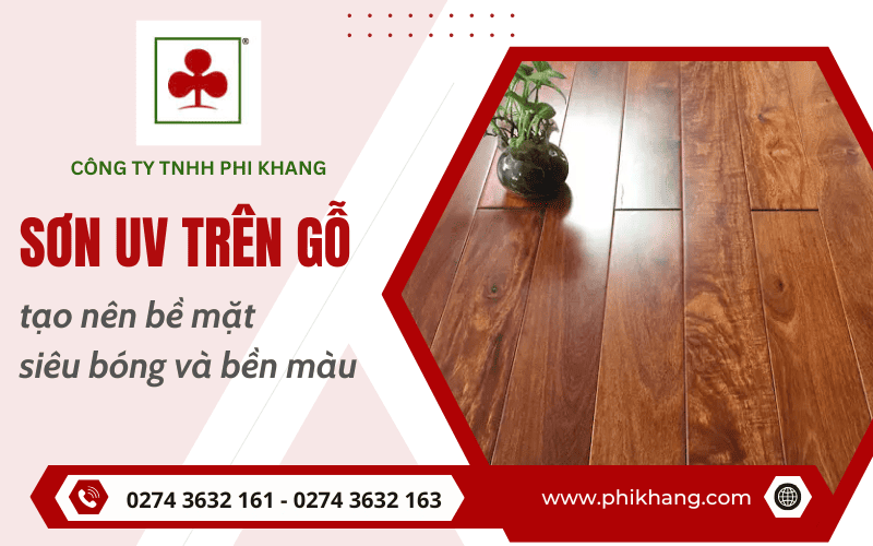 sơn UV trên gỗ