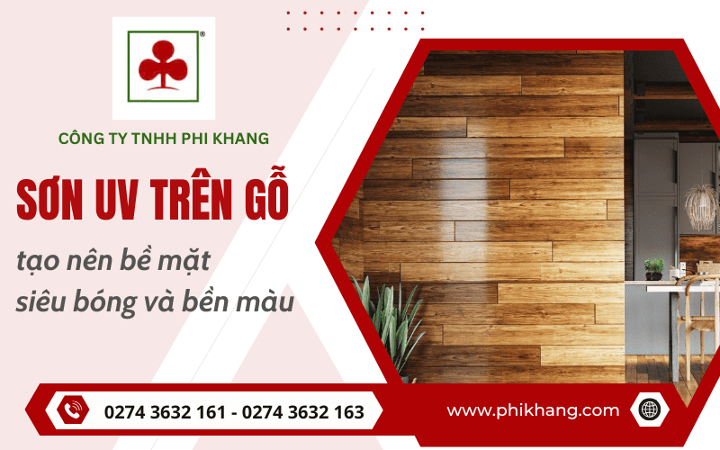sơn UV trên gỗ
